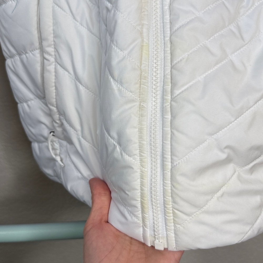 The North Face Reversible Puffer Winter Jacket White size Small - Picture 3 of 16
